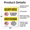 Signmission No Guns Allowed Bilingual OSHA Security Notice Sign, Vinyl Decal, 10in W x 14in L, 2PK OS-2PACK-SN-D-1014-L-11612 - alternate 3